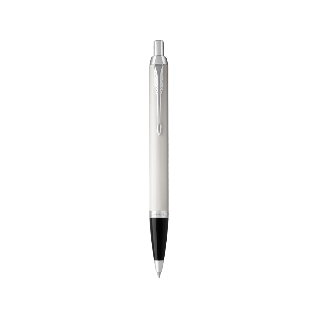 Parker IM White CT Ballpoint Pen — Parker ballpoint pen — reliable smooth-writing everyday pen, at Cityluxe Singapore