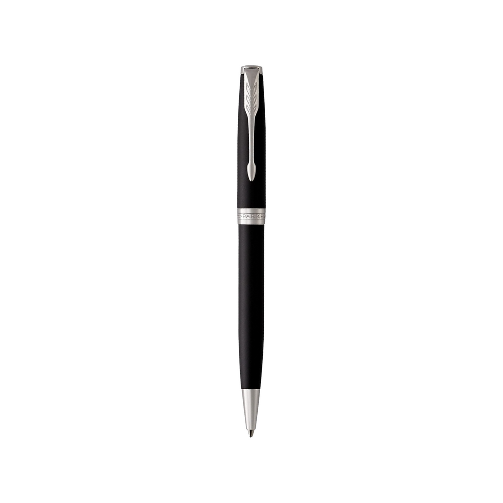 Parker Sonnet Matte Black CT Ballpoint Pen — Parker ballpoint pen — reliable smooth-writing everyday pen, at Cityluxe Singapore