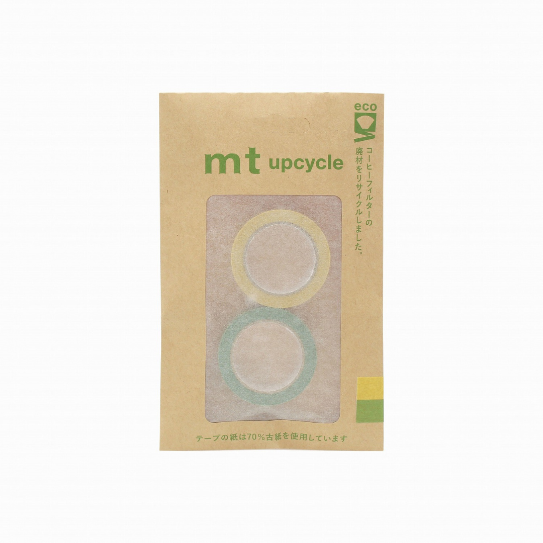 MT Upcycle Tape - Pastel Lemon x Light Green — pattern detail