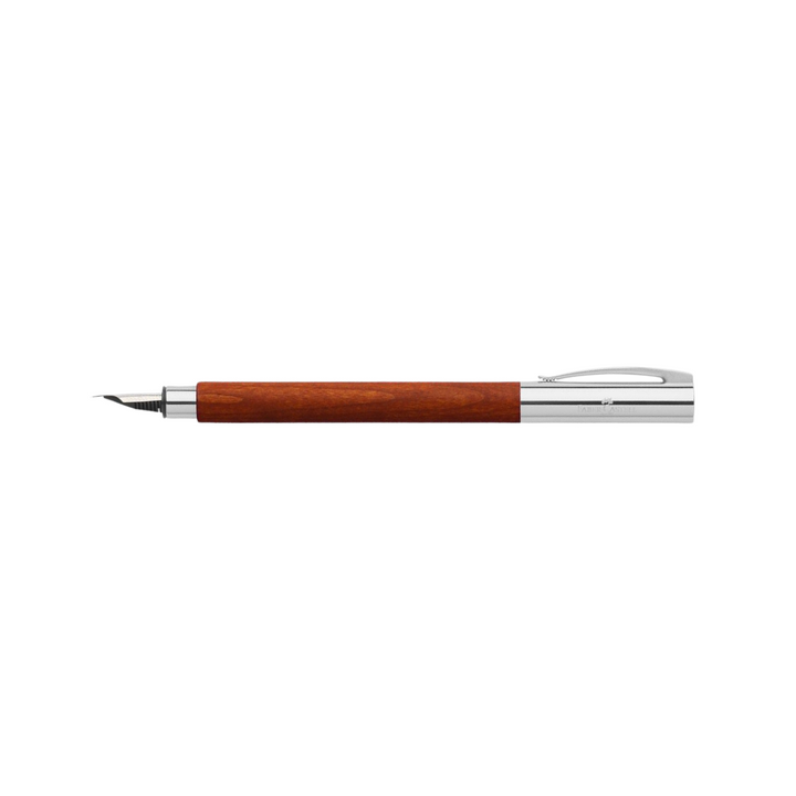 Faber-Castell Ambition Fountain Pen Pearwood Brown (FPD 2024) — Faber-Castell fountain pen — precision nib writing instrument, at Cityluxe Singapore stationery store
