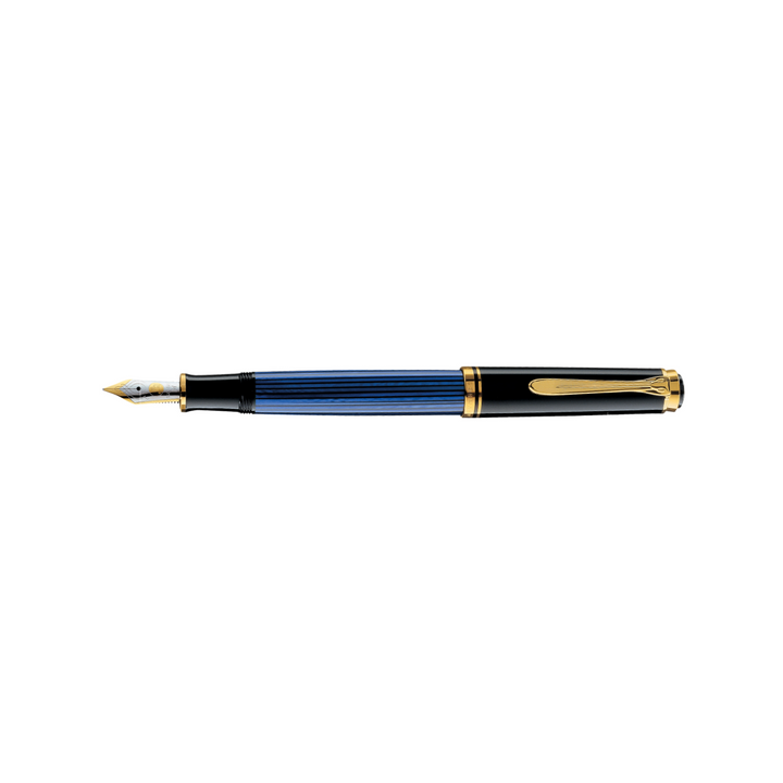 Pelikan Souverän® M800 Fountain Pen Black-Blue [Pre-Order] — Pelikan fountain pen — precision nib writing instrument, at Cityluxe Singapore stationery store