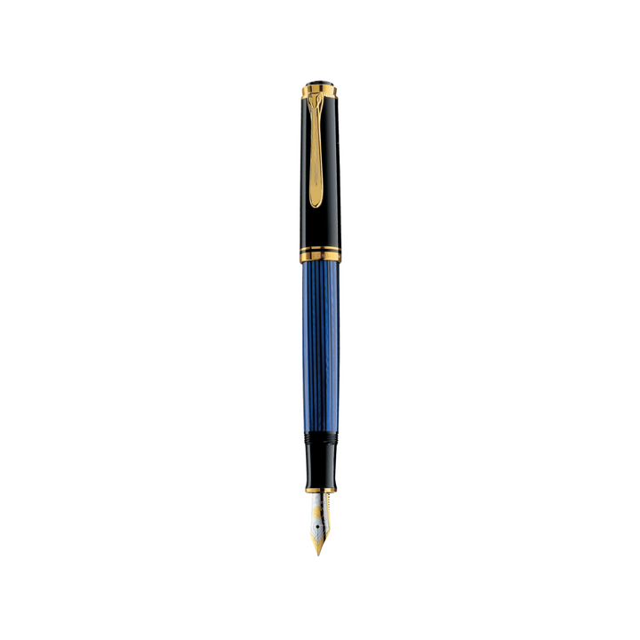 Pelikan Souverän® M800 Fountain Pen Black-Blue [Pre-Order] — Pelikan fountain pen — precision nib writing instrument, at Cityluxe Singapore stationery store
