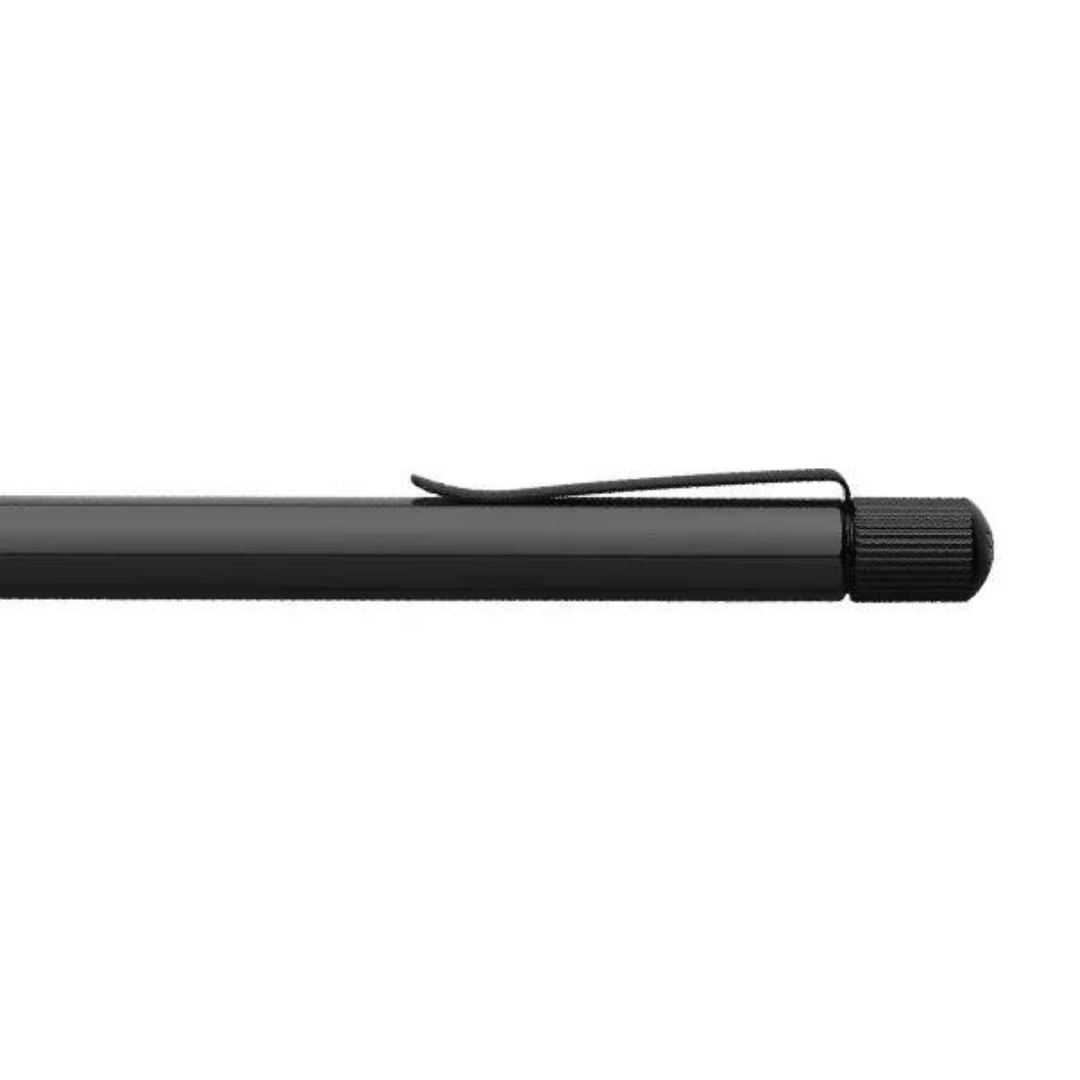 Faber-Castell Hexo Ballpoint Pen - Black Matt — with packaging