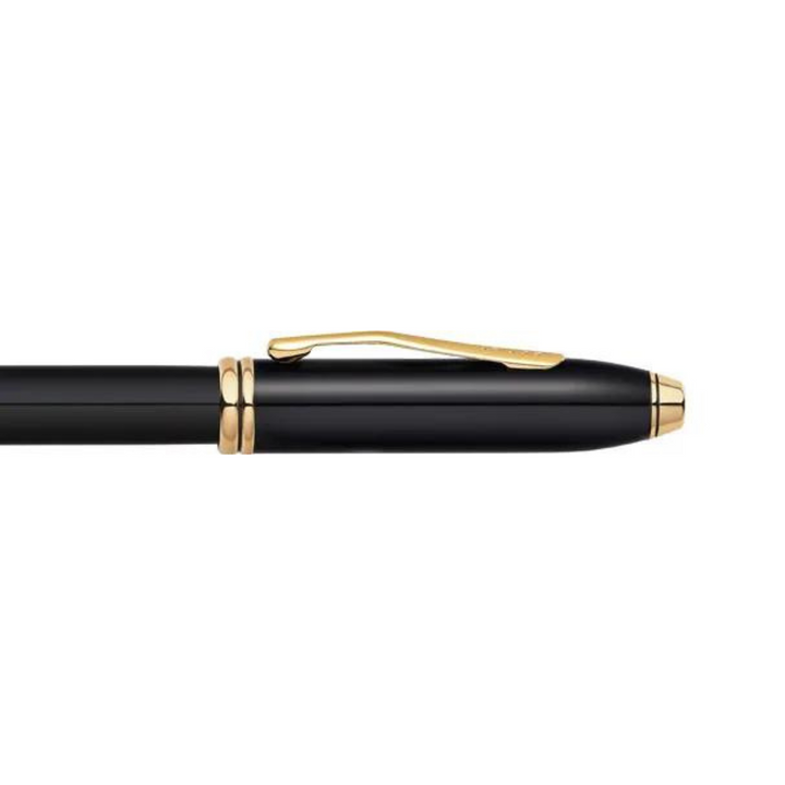 Cross Townsend Classic Black Lacquer Fountain Pen — Cross fountain pen — precision nib writing instrument, at Cityluxe Singapore stationery store