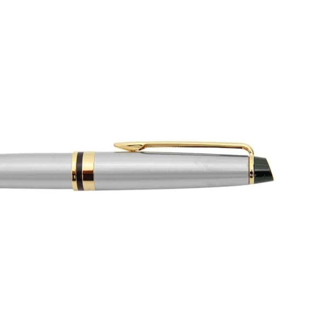 Waterman Expert3 Stainless Steel GT Rollerball Pen — Waterman rollerball pen — fluid gel ink writing instrument, at Cityluxe Singapore