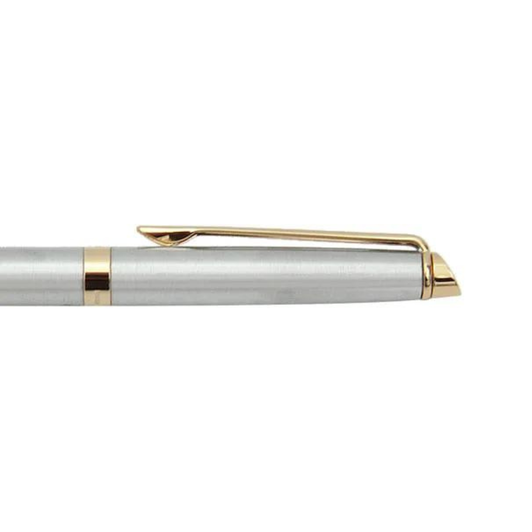 Waterman Hemisphere Stainless Steel GT Ballpoint Pen — with packaging