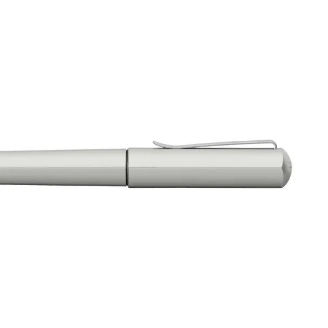 Faber-Castell Hexo Silver Matt Fountain Pen — Faber-Castell fountain pen — precision nib writing instrument, at Cityluxe Singapore stationery store