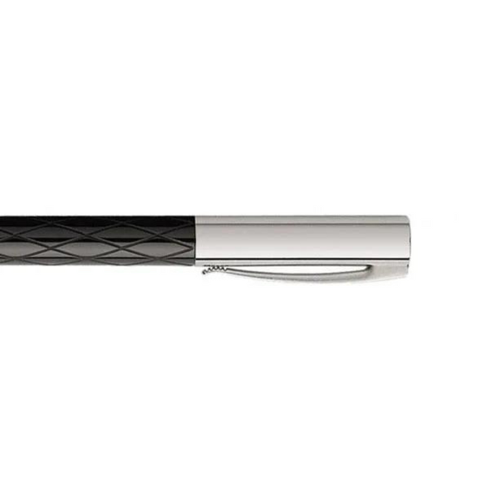 Faber-Castell Ambition Twist Ballpoint Pen Rhombus Black — Faber-Castell ballpoint pen — reliable smooth-writing everyday pen, at Cityluxe Singapore