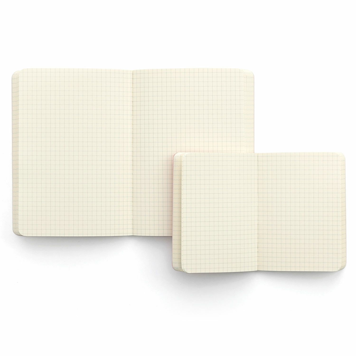 Penco Soft PP Notebook B7 Grid - White — side view