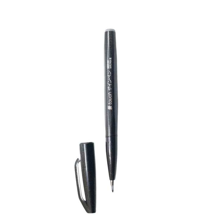 Pentel Touch Brush Sign Pen Black — Pentel brush pen — premium stationery and lifestyle, at Cityluxe Singapore