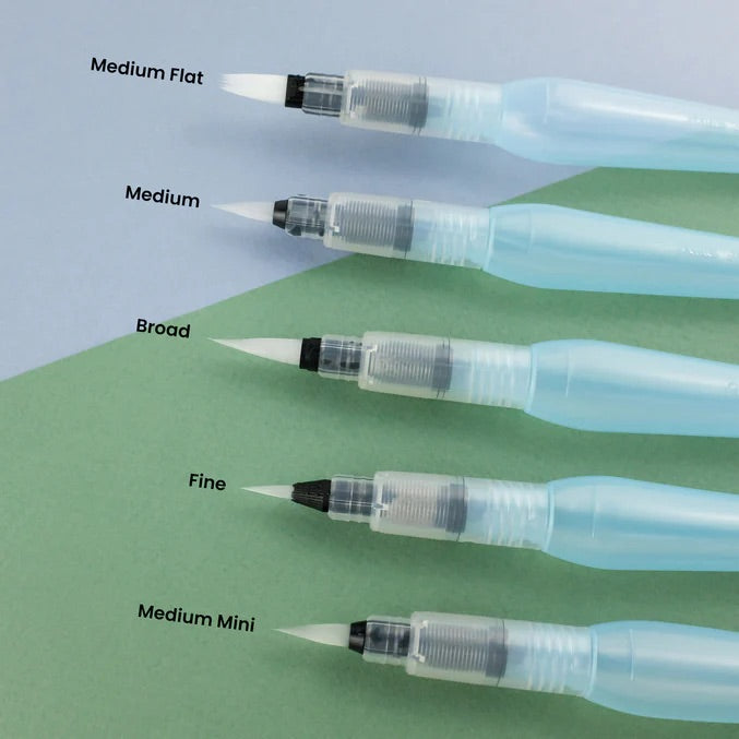 Pentel Aquash Water Brush — in use