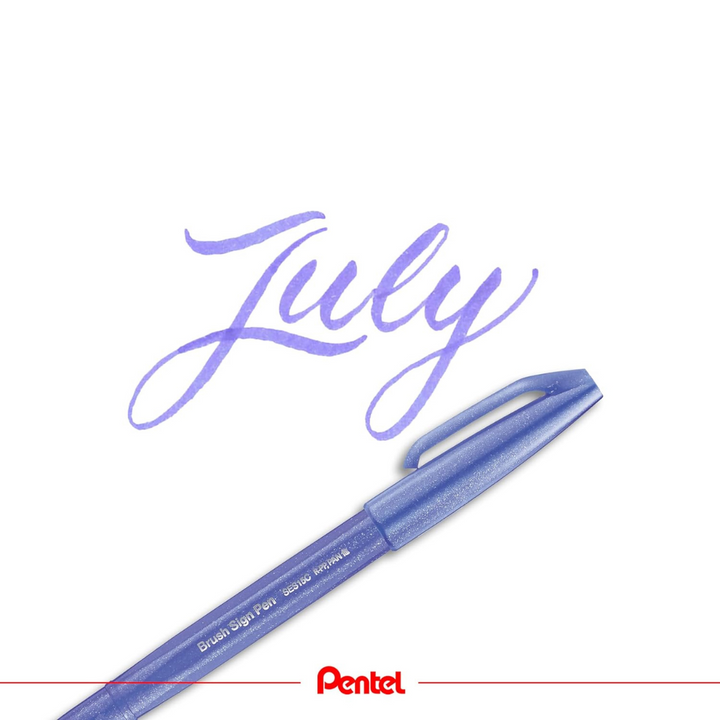 Pentel Brush Sign Pen Set - 30 Colors — angle view