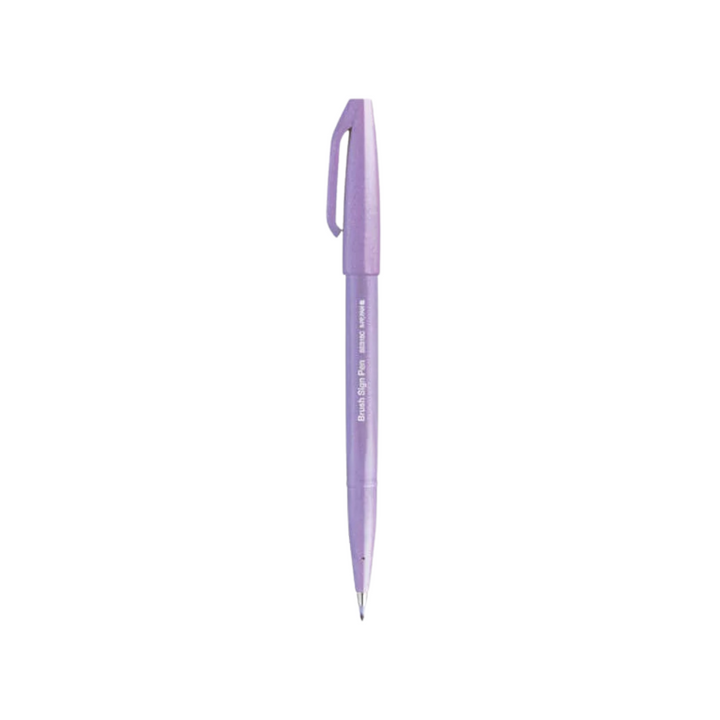 Pentel Brush Sign Pen - Light Violet — detail view