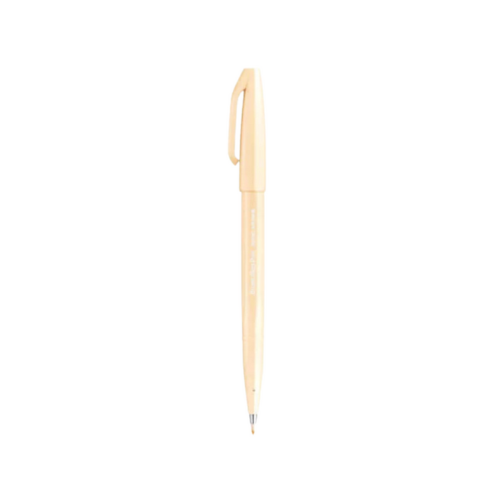 Pentel Brush Sign Pen - Pale Orange — detail view