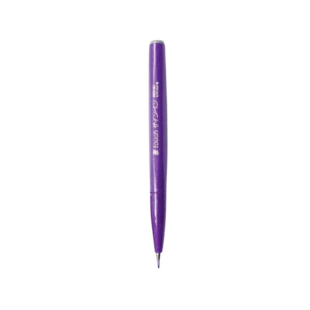 Pentel Touch Brush Sign Pen Violet — Pentel brush pen — premium stationery and lifestyle, at Cityluxe Singapore