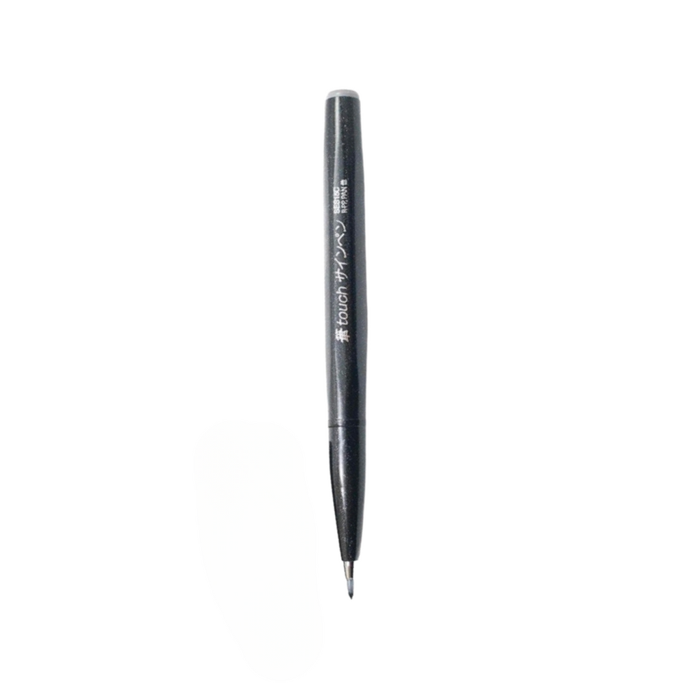 Pentel Touch Brush Sign Pen Black — Pentel brush pen — premium stationery and lifestyle, at Cityluxe Singapore