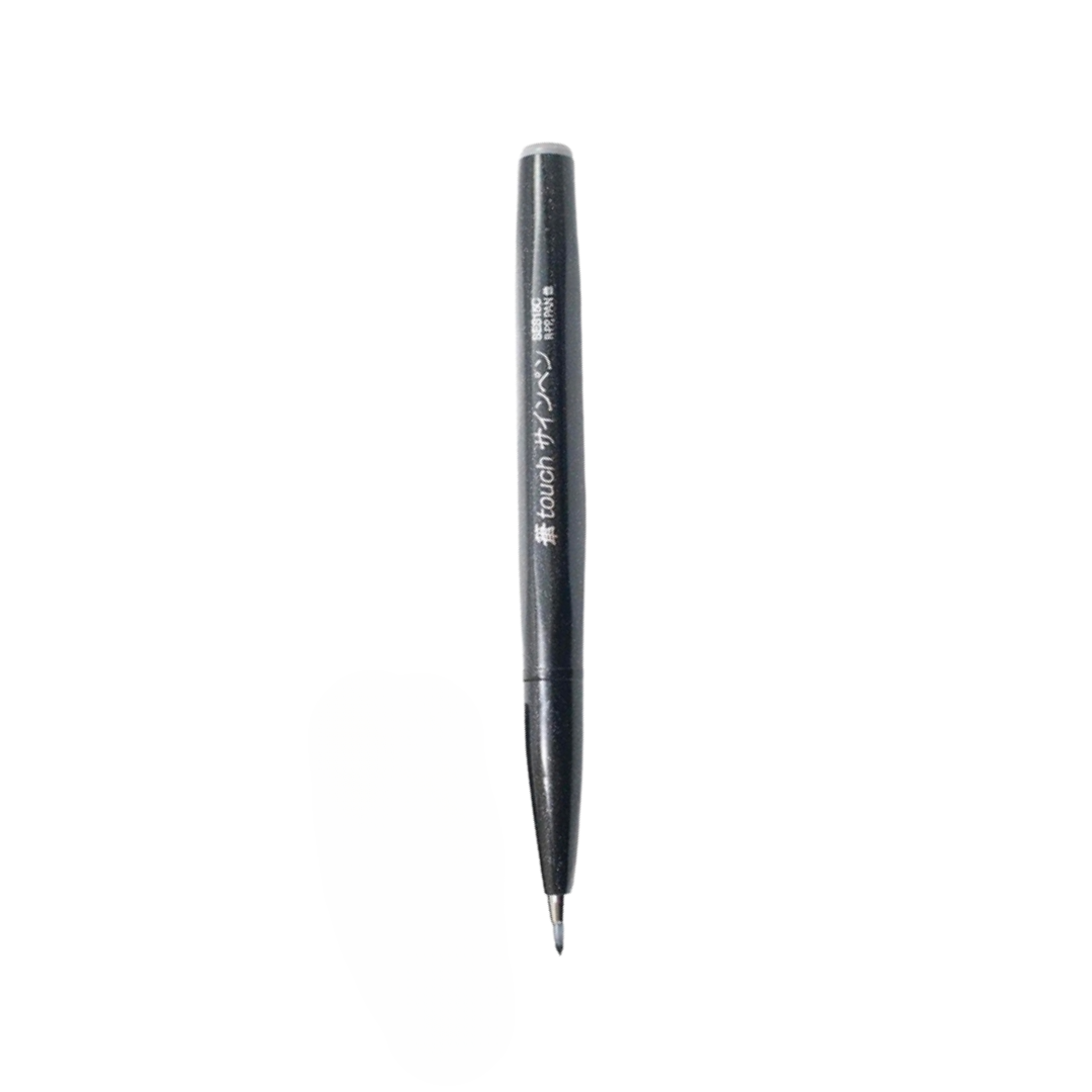 Pentel Touch Brush Sign Pen Black — Pentel brush pen — premium stationery and lifestyle, at Cityluxe Singapore