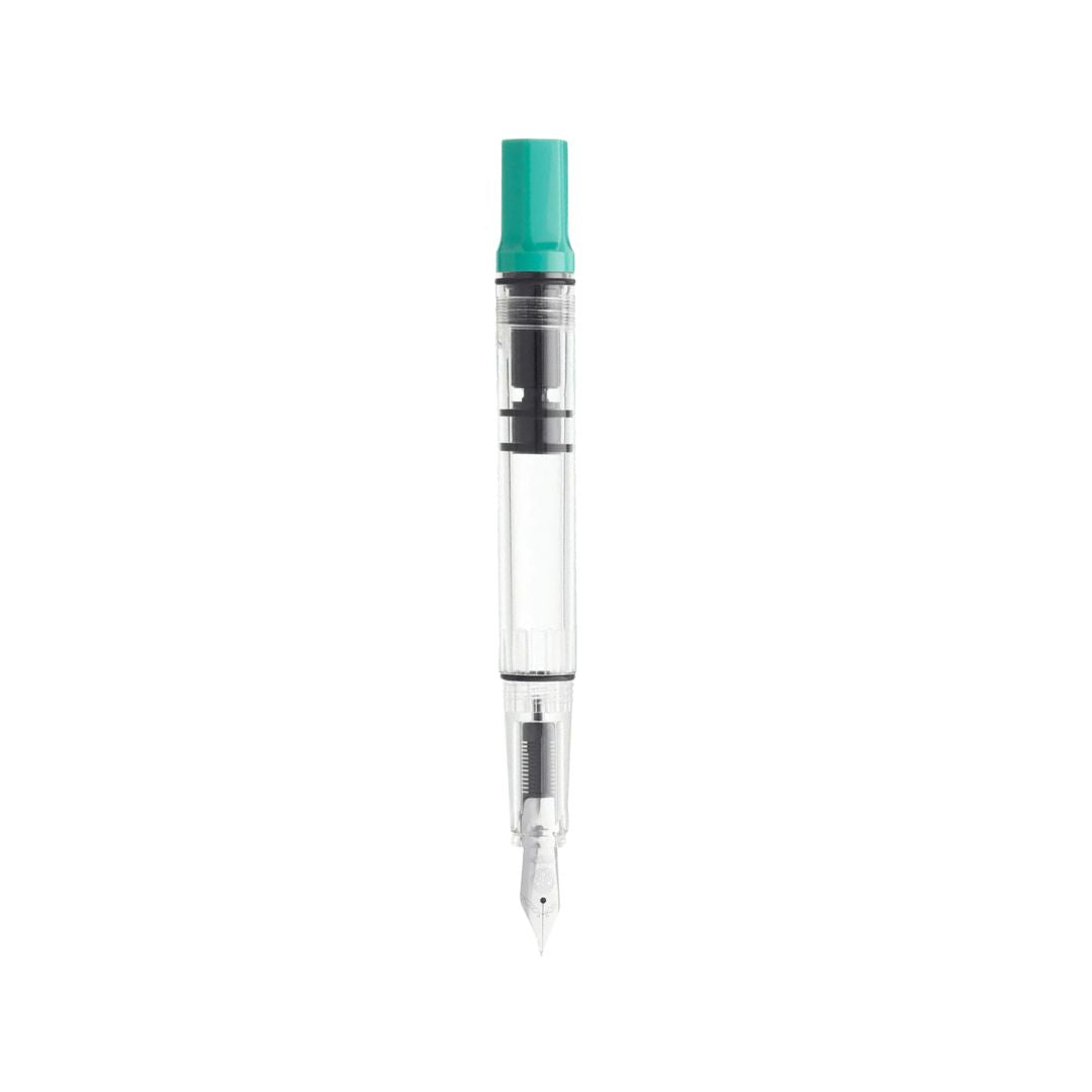 TWSBI ECO Fountain Pen Persian Green — flat lay