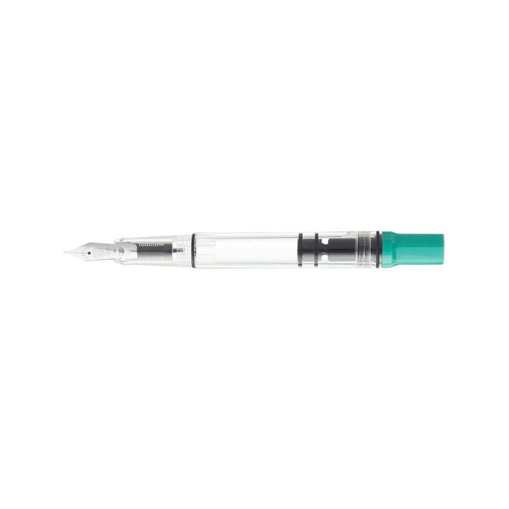 TWSBI ECO Fountain Pen Persian Green — flat lay