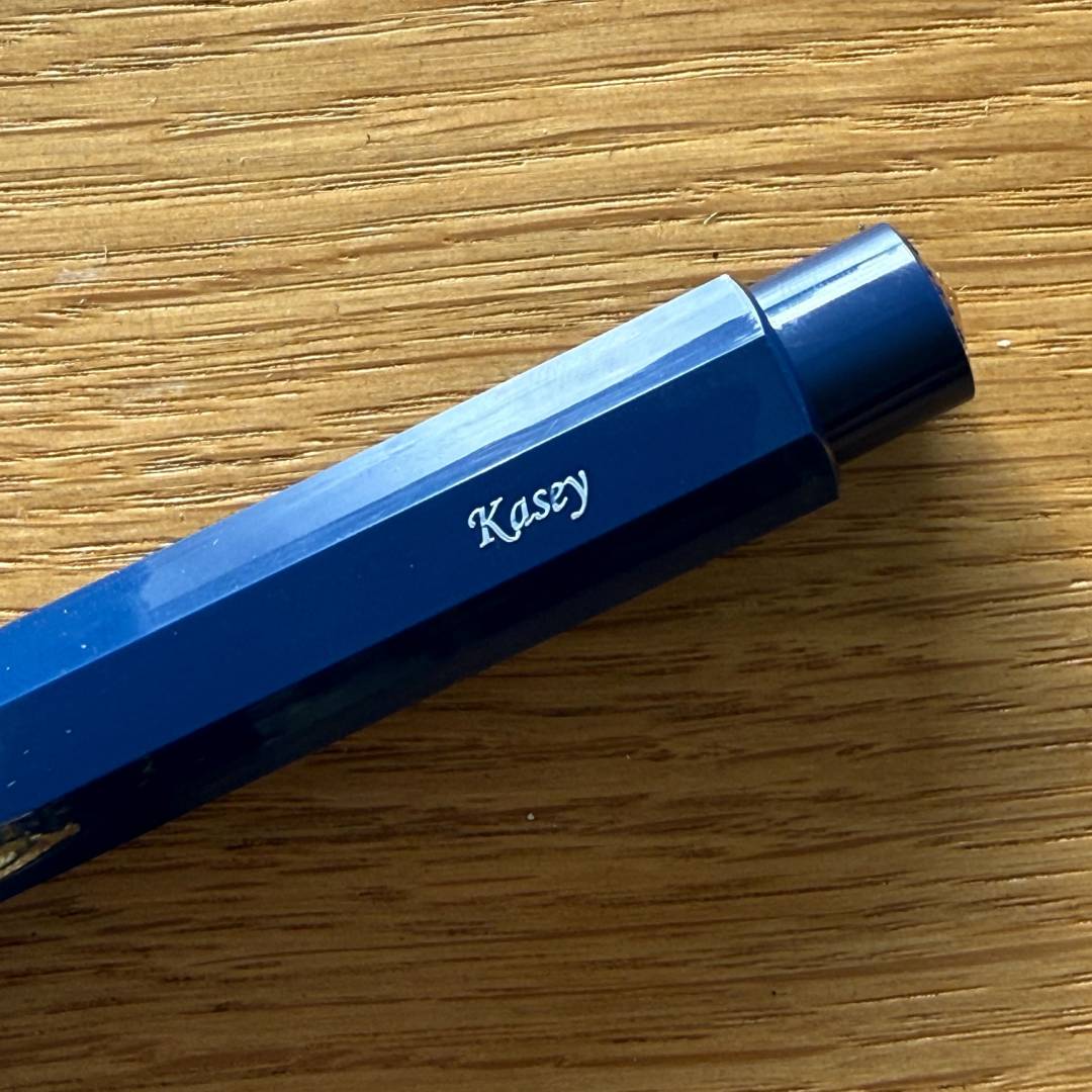 Personalized Name Engraving On Kaweco Classic Sport Ballpoint Pen - Navy