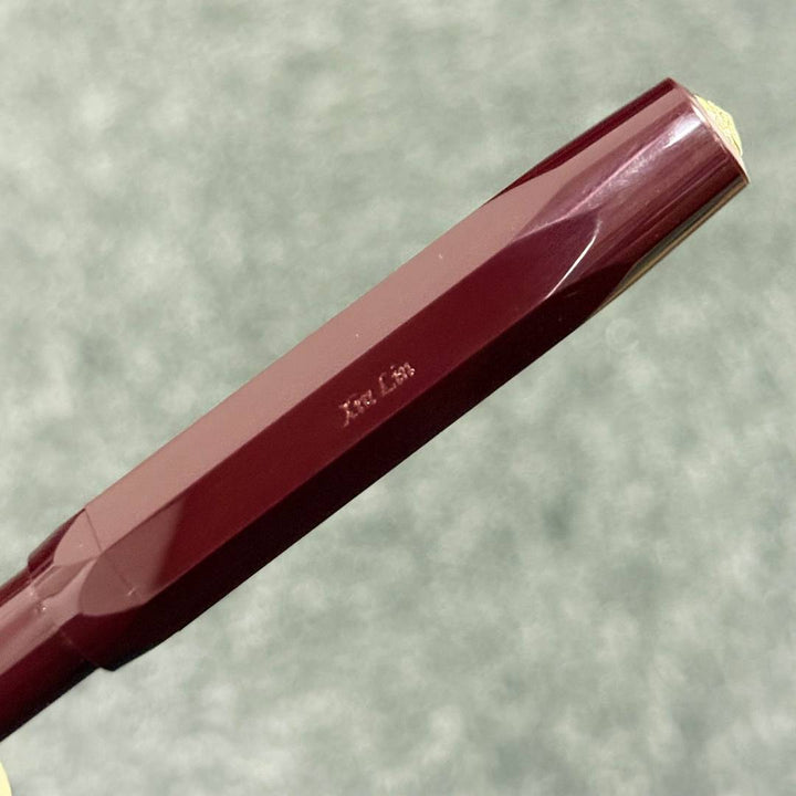 Personalized Name Engraving On Kaweco Classic Sport Fountain Pen - Bordeaux