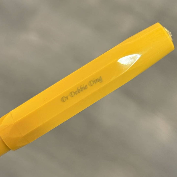 Personalized Name Engraving On Kaweco COLLECTION Fountain Pen - Honey