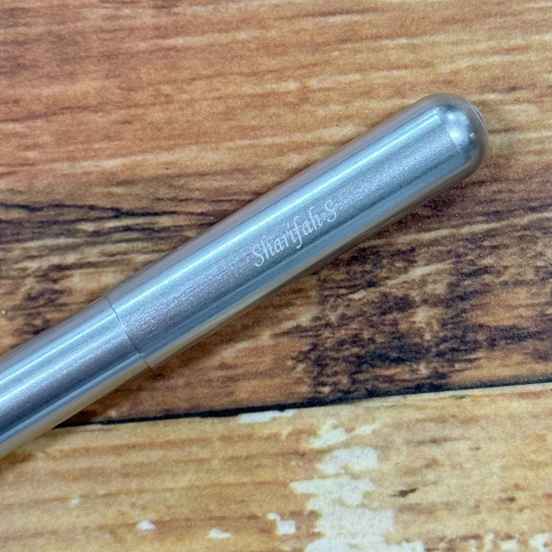 Personalized Name Engraving On Kaweco Liliput Fountain Pen - Silver