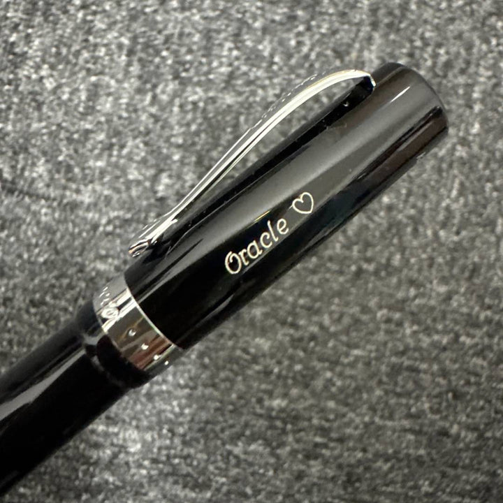 Personalized Name Engraving On Kaweco STUDENT Rollerball Pen - Black