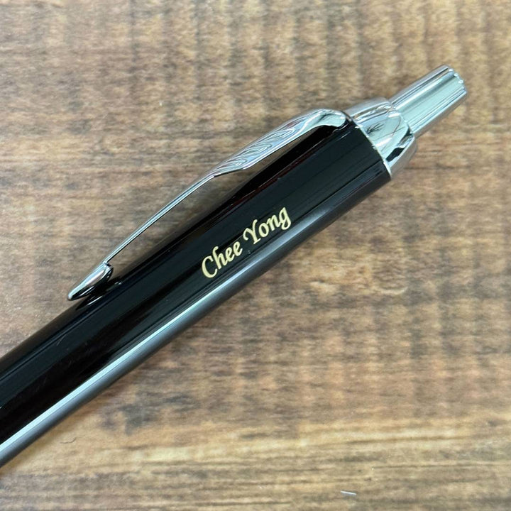 Personalized Name Engraving On Parker IM Black CT Ballpoint Pen
