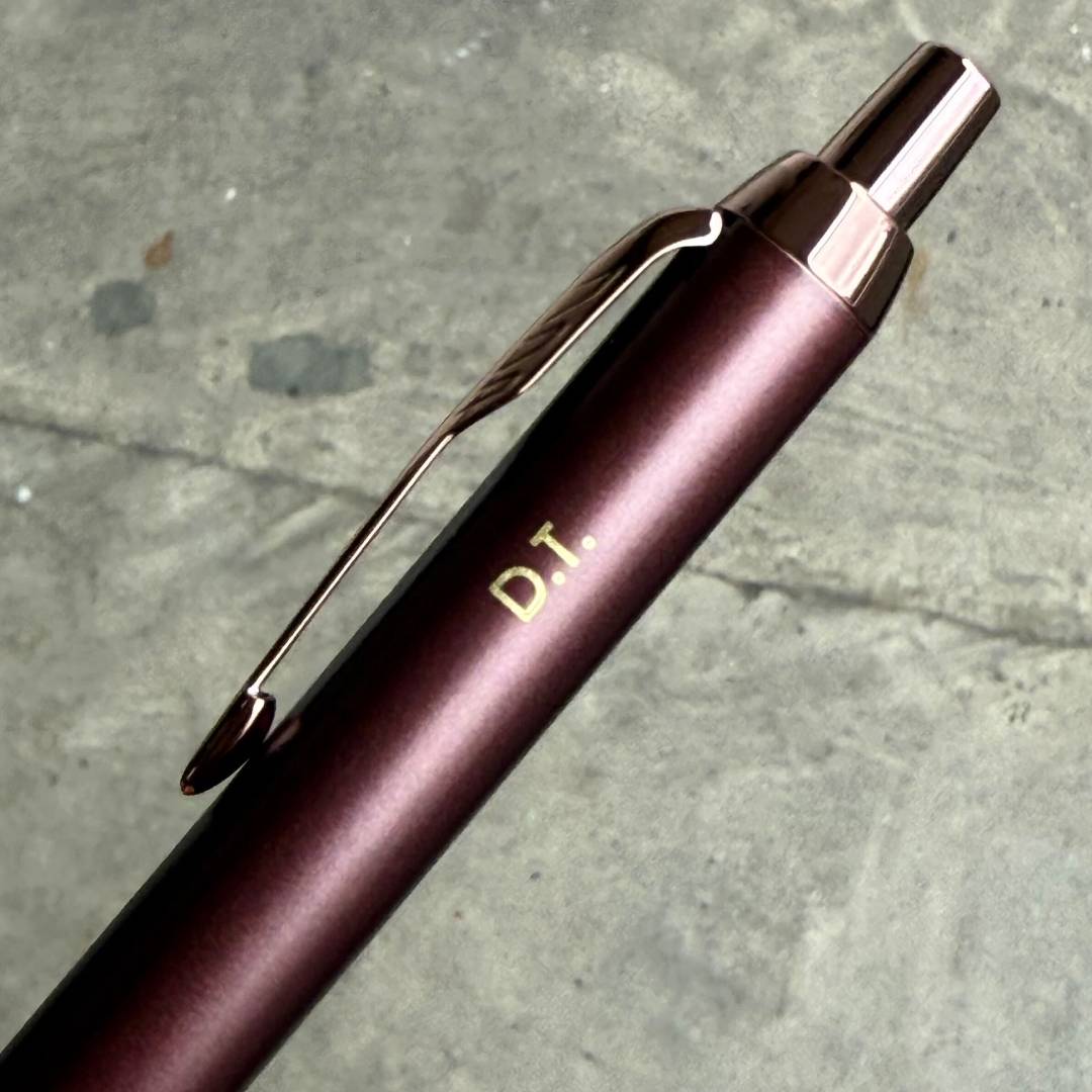 Parker IM PROFESSIONAL Ballpoint Pen in Monochrome Burgundy — Parker ballpoint pen — reliable smooth-writing everyday pen, at Cityluxe Singapore