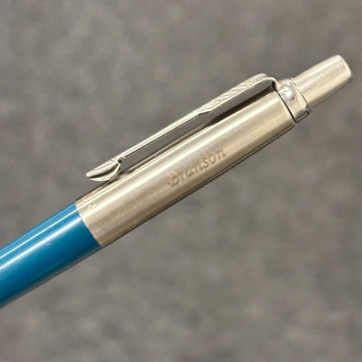 Personalized Name Engraving On Parker Jotter Originals Ballpoint Pen - Peacock Blue
