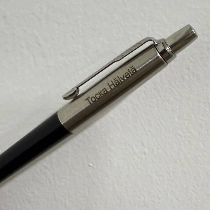 Personalized Name Engraving On Parker Jotter Special Black Ballpoint Pen