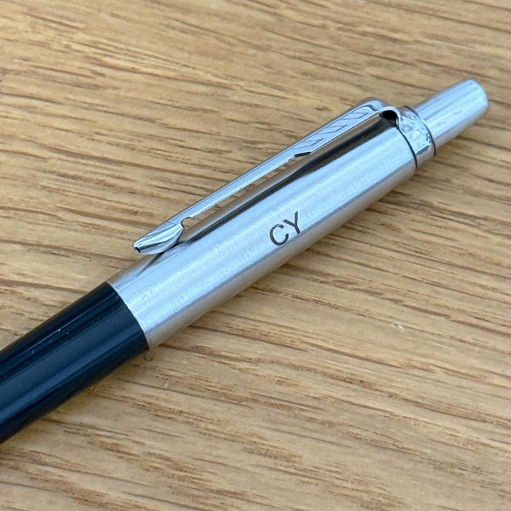 Personalized Name Engraving On Parker Jotter Special Black Ballpoint Pen