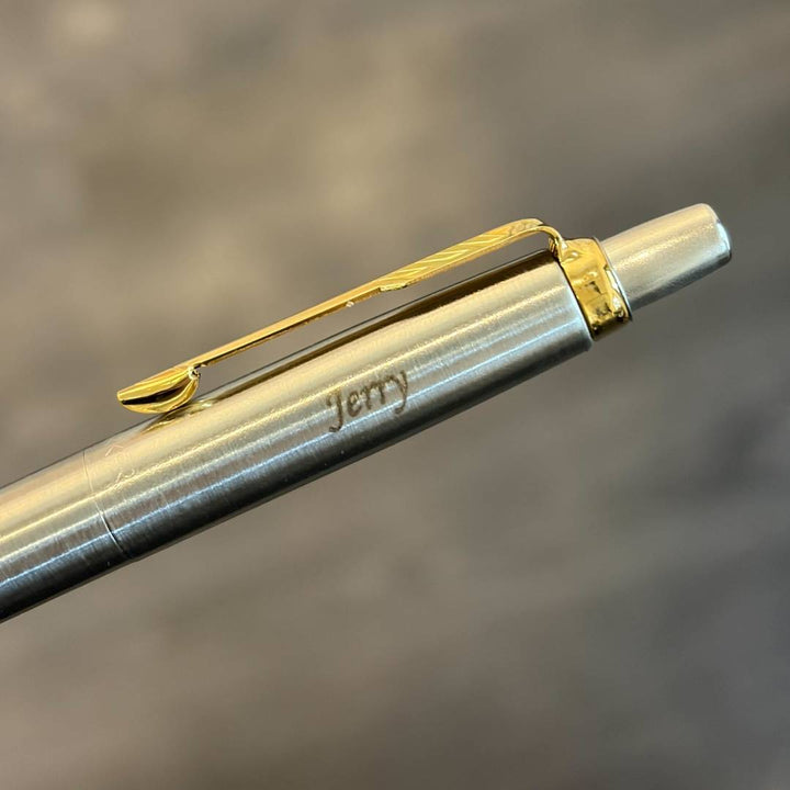 Personalized Name Engraving On Parker Jotter Stainless Steel GT Ballpoint Pen