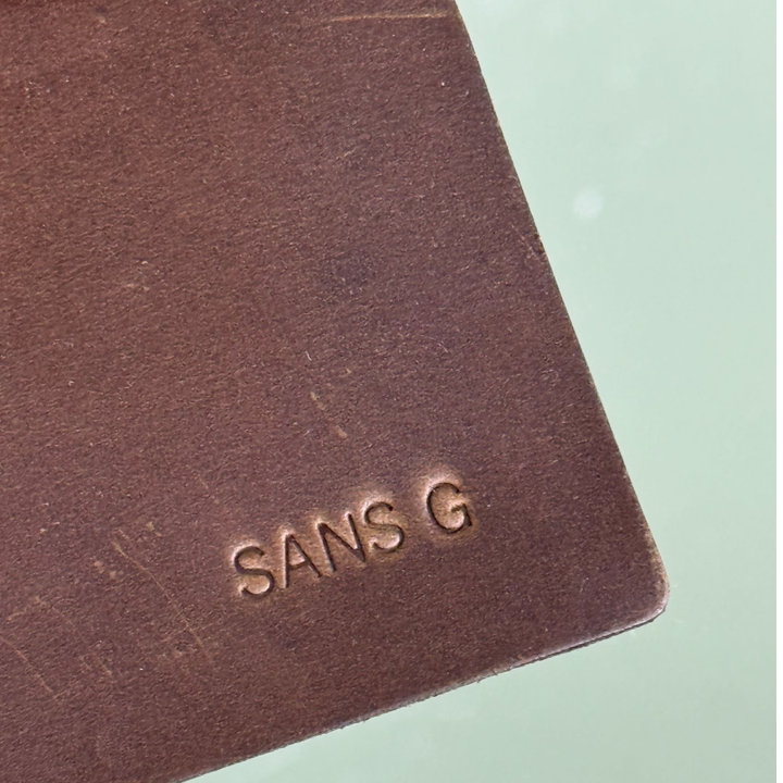 Personalized Name Embossing on TRAVELER&