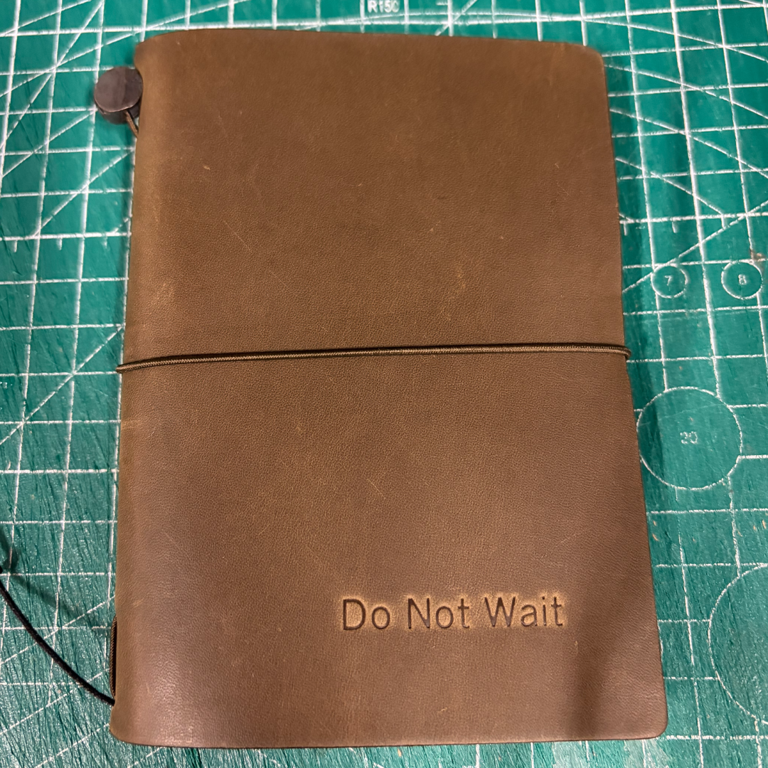 Personalised name embossing on TRAVELER&