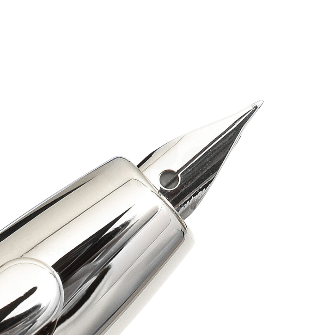 Pilot Capless Decimo Fountain Pen - Dark Gray with 18K Gold Rhodium-plated Broad Nib — engraving example