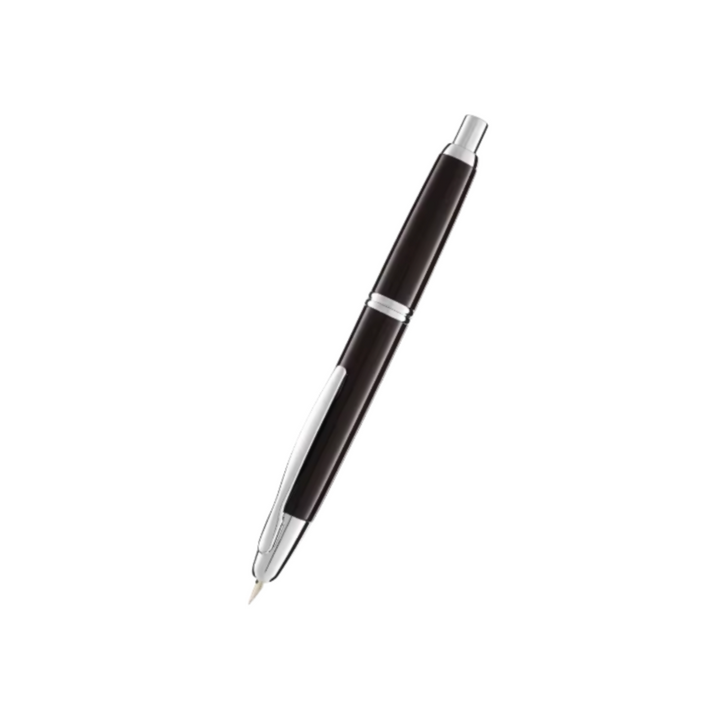 Pilot Capless Fountain Pen - Brown with 18K Gold Rhodium-plated Nib — capped