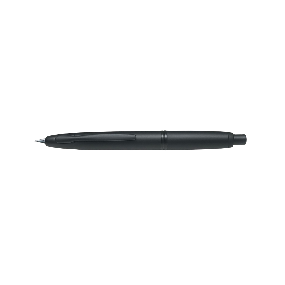 Pilot Capless Fountain Pen - Matte Black 18K Gold with Ion Plating — with packaging