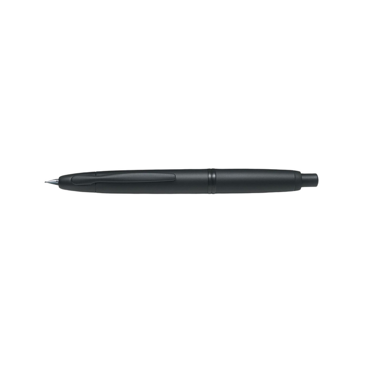 Pilot Capless Fountain Pen - Matte Black 18K Gold with Ion Plating — with packaging