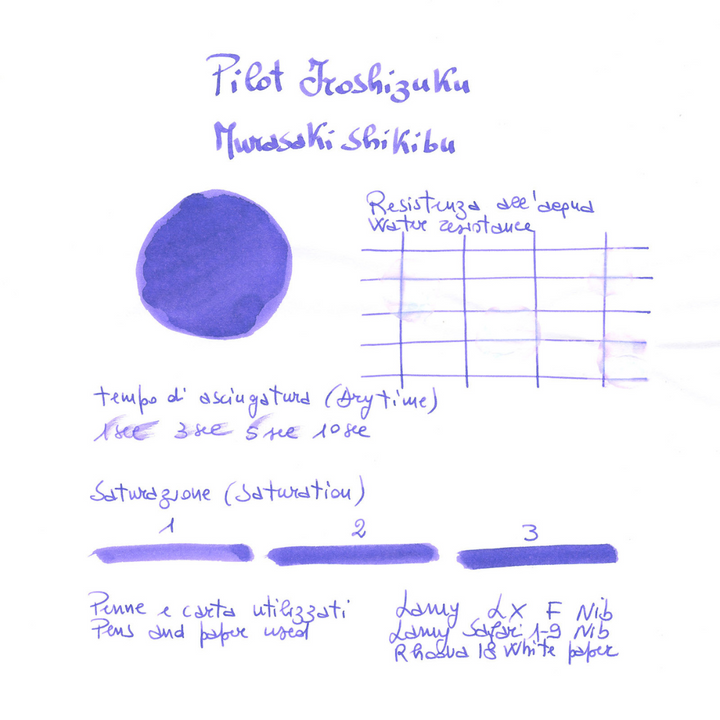 Pilot Iroshizuku 15ml Ink Bottle - Murasaki-shikibu — cap detail
