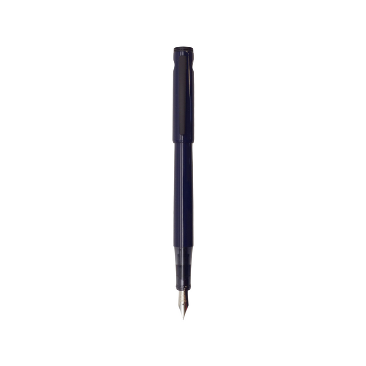 Pilot LIGHTIVE Fountain Pen - Active Navy — uncapped with cap posted