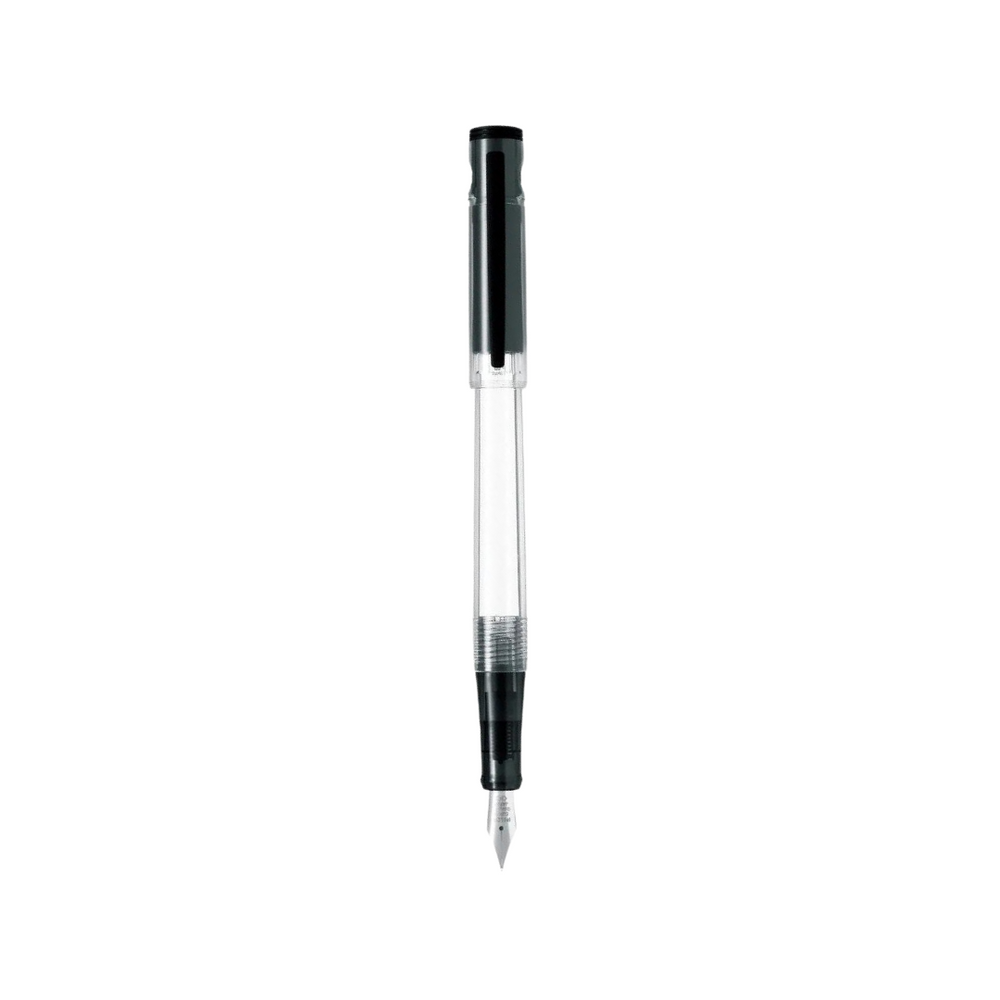 Pilot LIGHTIVE Fountain Pen - Non-Color (Clear) — uncapped with cap posted