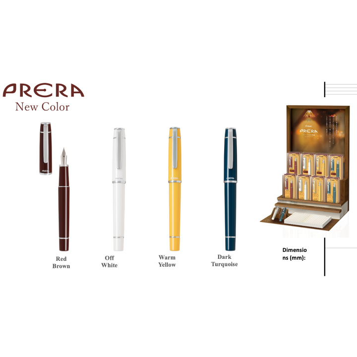 Pilot Prera Fountain Pen - Warm Yellow [Pre-Order] — nib close-up