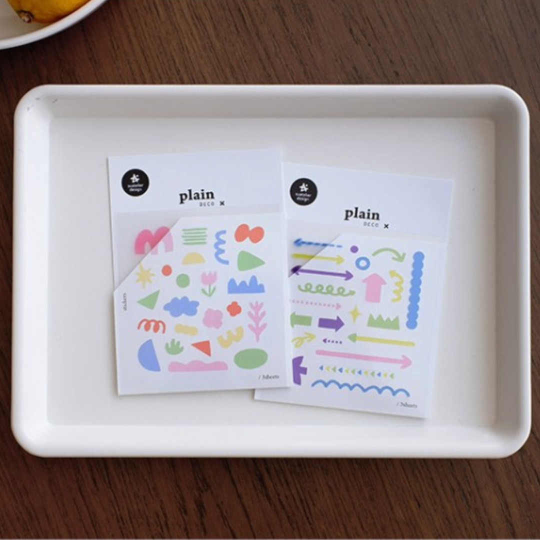 Suatelier Plain Deco Sticker - Plain.72 — in use