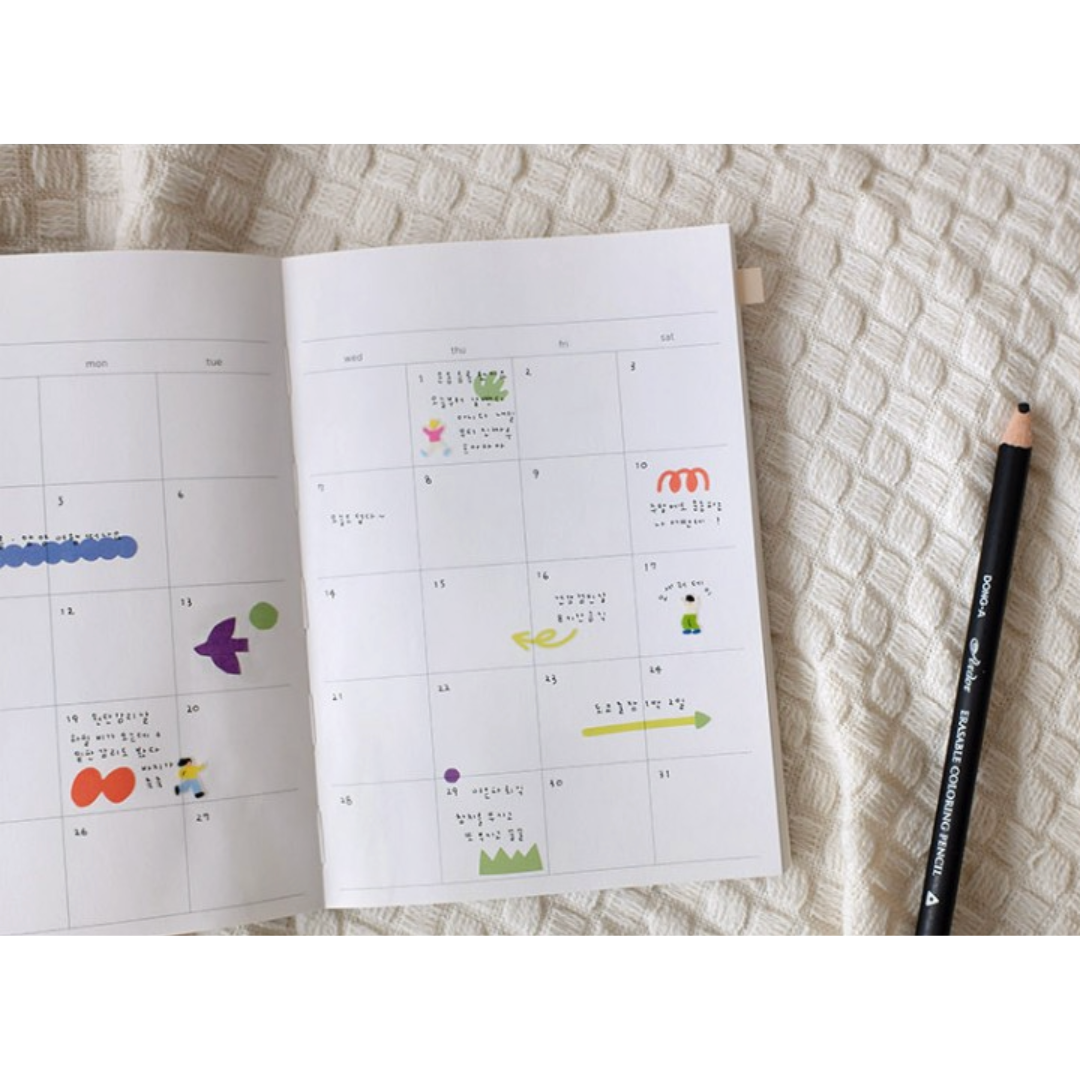 Suatelier Plain Deco Sticker - Plain.72 — flat lay