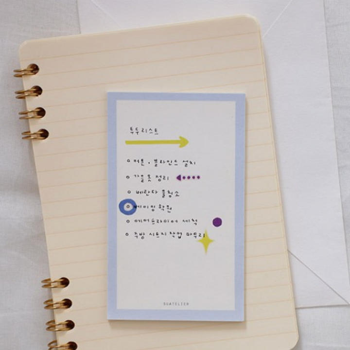 Suatelier Plain Deco Sticker - Plain.72 — flat lay