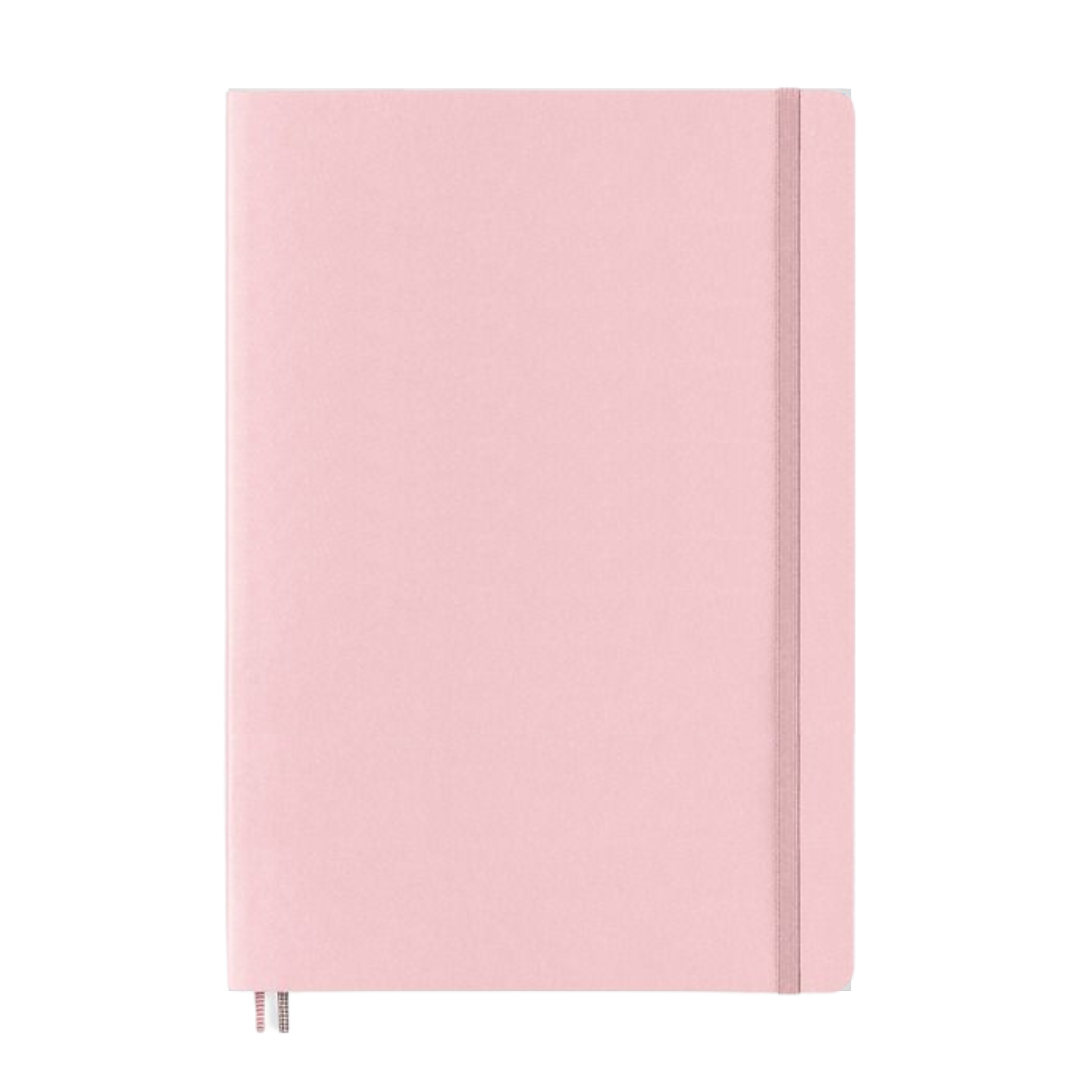 Leuchtturm1917 A5 Medium Softcover Notebook - Ruled / Powder — open spread