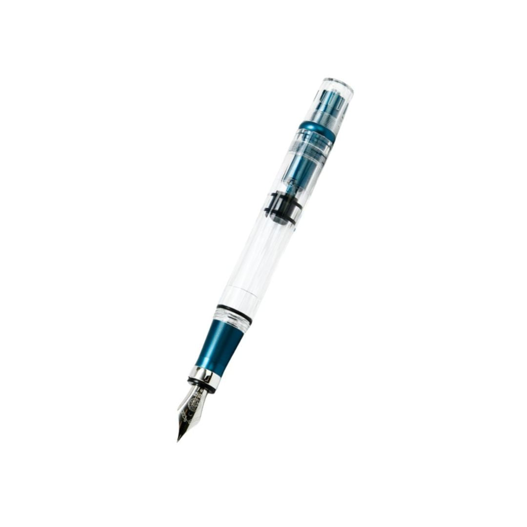 TWSBI Diamond 580 AL R  Fountain Pen in Prussian Blue — TWSBI fountain pen — precision nib writing instrument, at Cityluxe Singapore stationery store