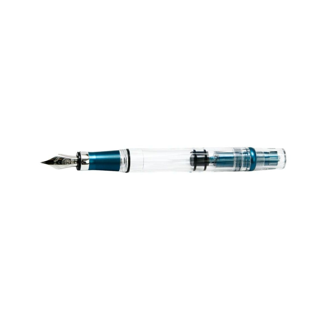TWSBI Diamond 580 AL R  Fountain Pen in Prussian Blue — TWSBI fountain pen — precision nib writing instrument, at Cityluxe Singapore stationery store